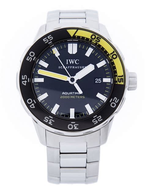 iwc aquatimer yellow|iwc aquatimer bracelets.